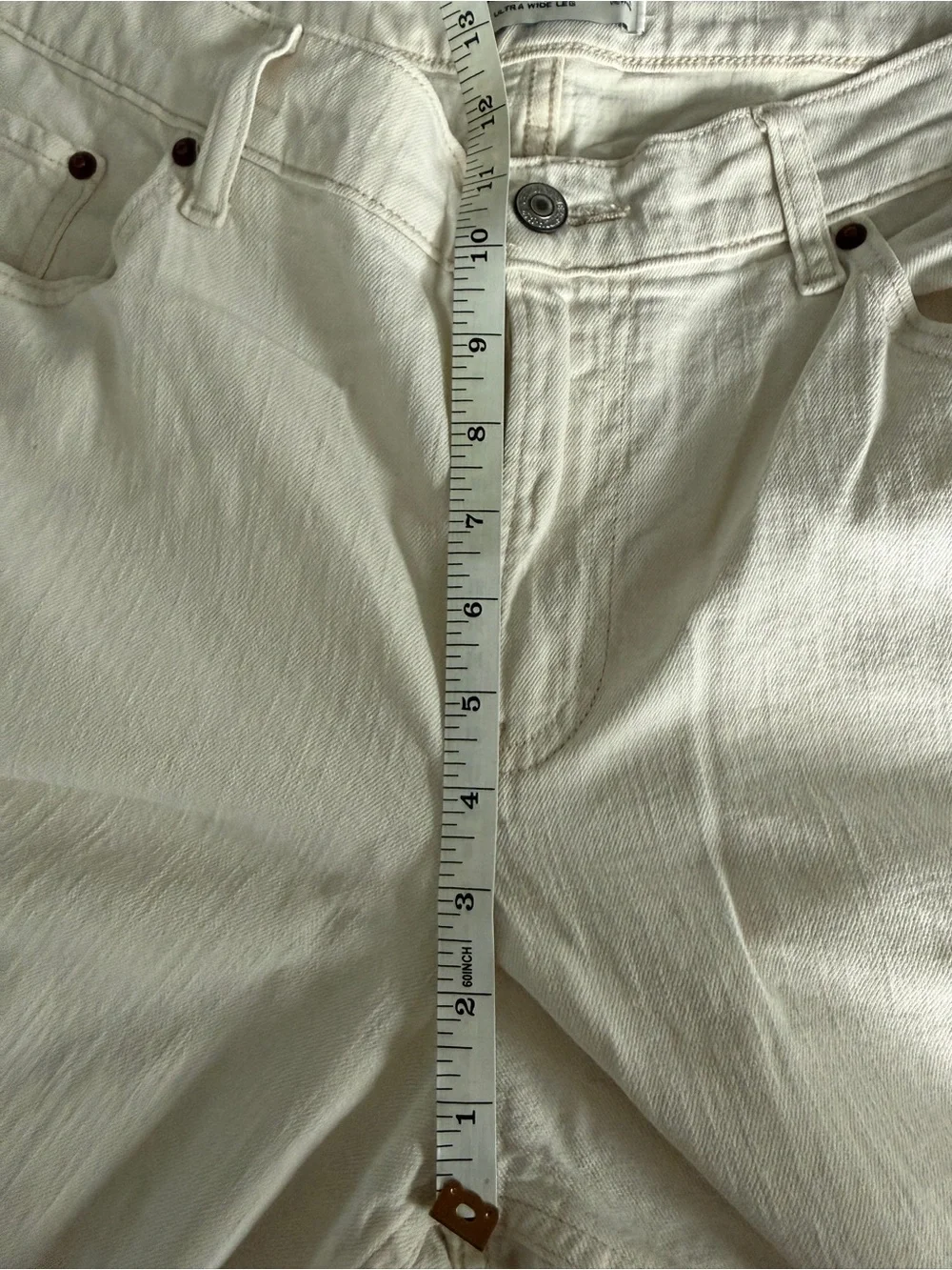 Abercrombie Linen-Blend Ultra Wide Leg Jean